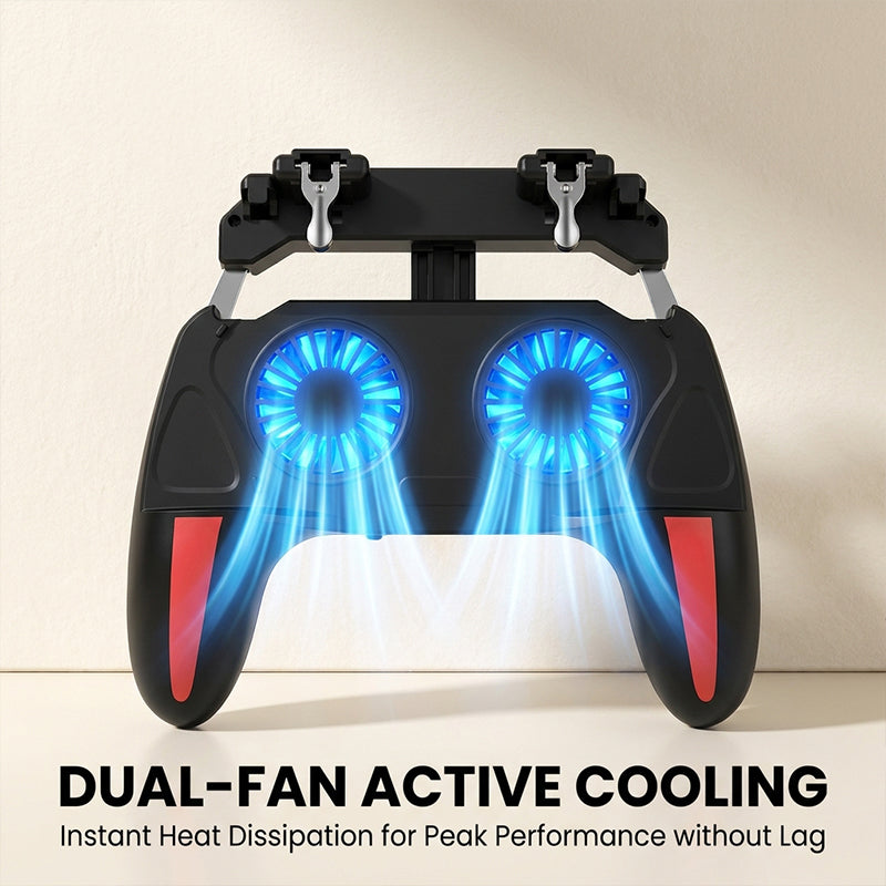Game handle mobile phone radiator