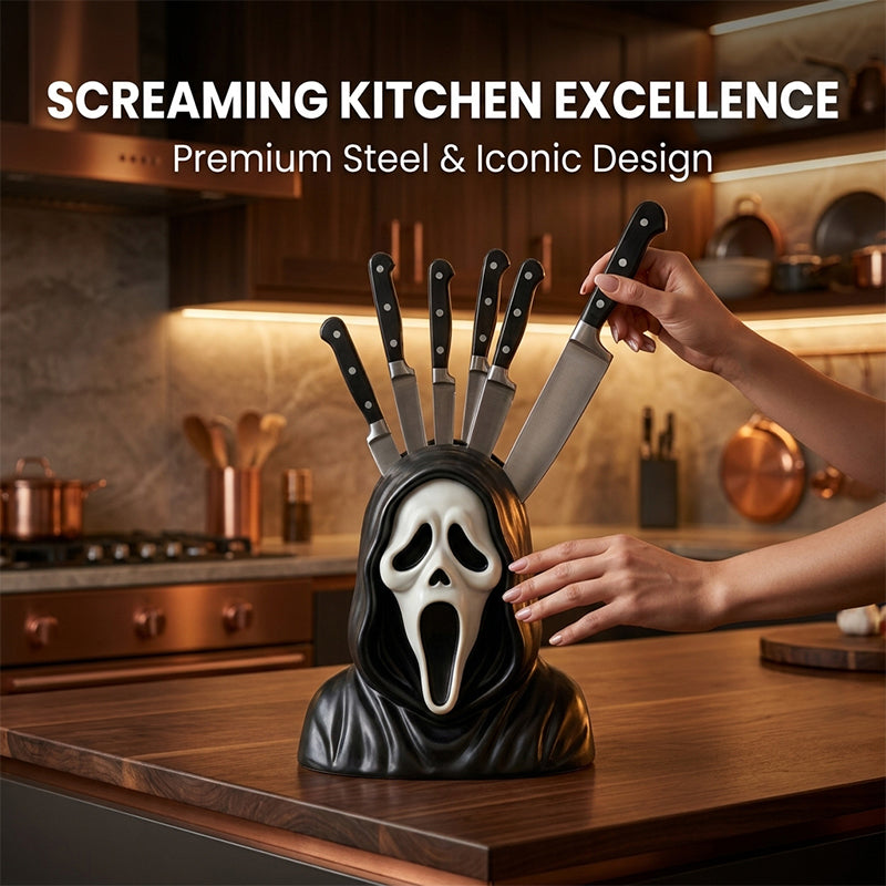 Horror Style Resin Knife Storage Holder