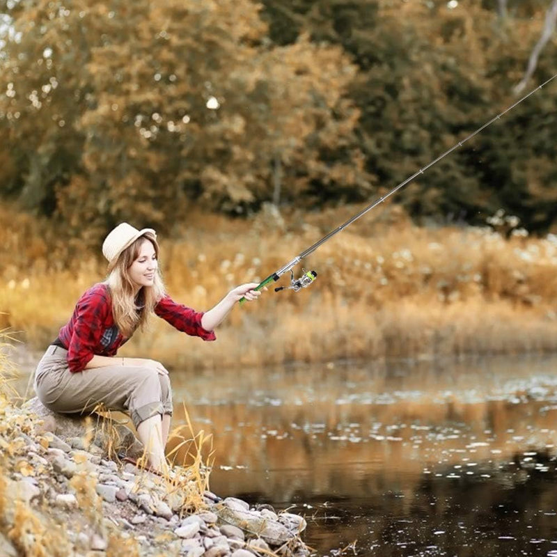 Mini Fish-shaped Portable Fishing Rod Kit