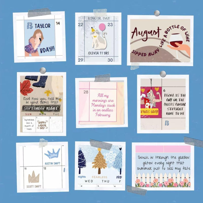 TS Lyrics Calendar