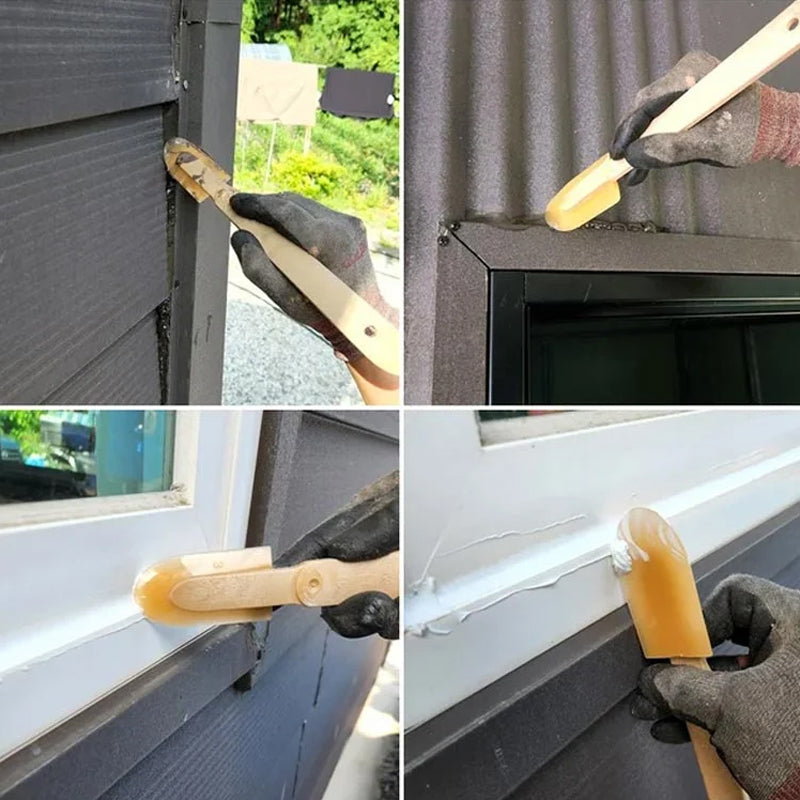 Extended Length Rubber Spatula Caulking Tool