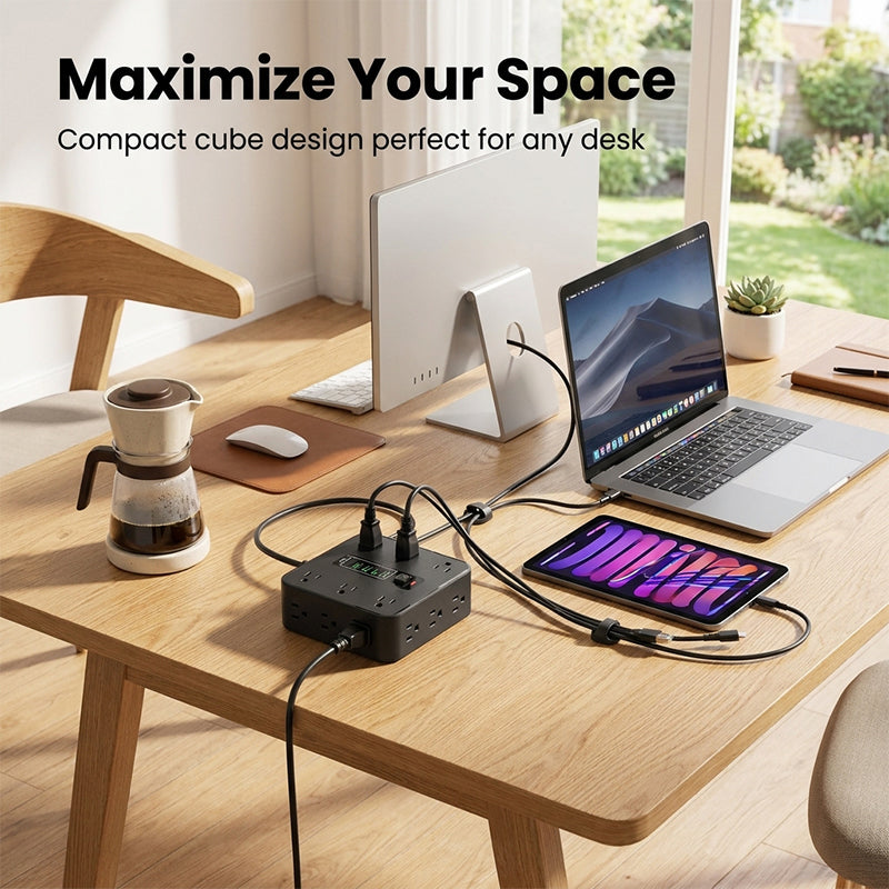 Smart USB Power Strip Extension Hub
