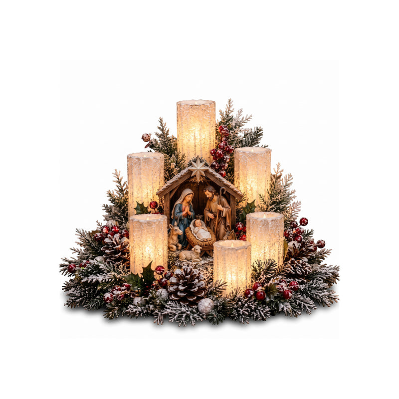 Christmas Candle Holder Ornament