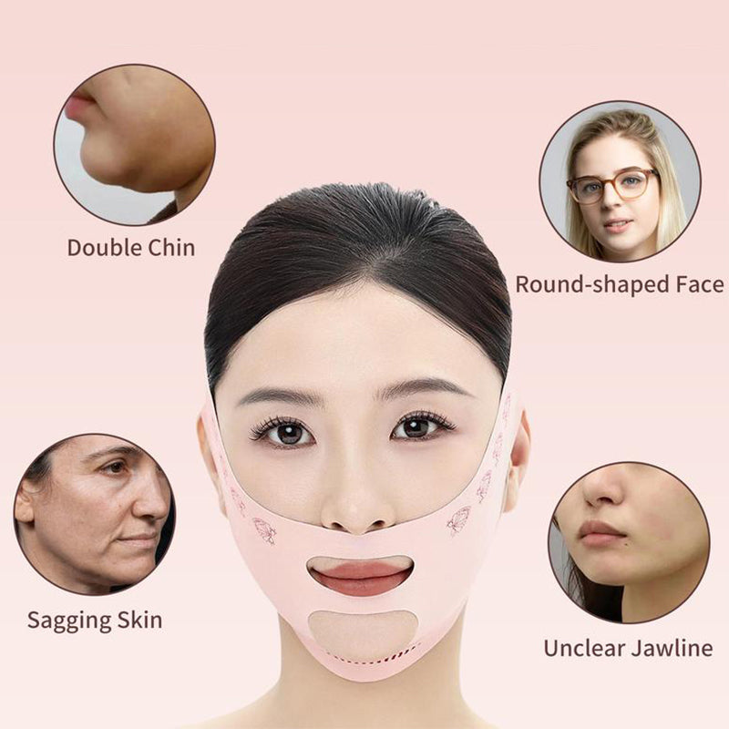 Lifting and firming face slimming bandage