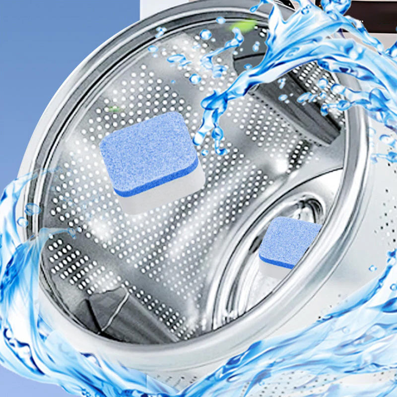 Washing machine effervescent tablets
