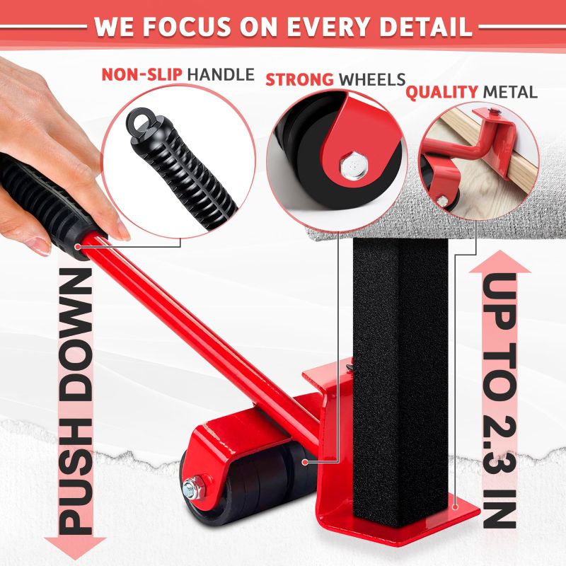 Furniture lifting tool set