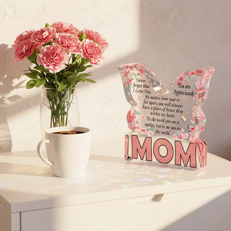 Mother's Day Acrylic Butterfly Desktop Crafts Ornament
