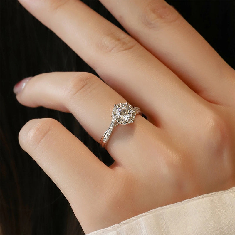 Moissanite from the Stars Ring