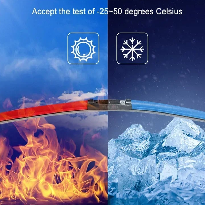 Colorful Boneless Silent Windshield Wipers