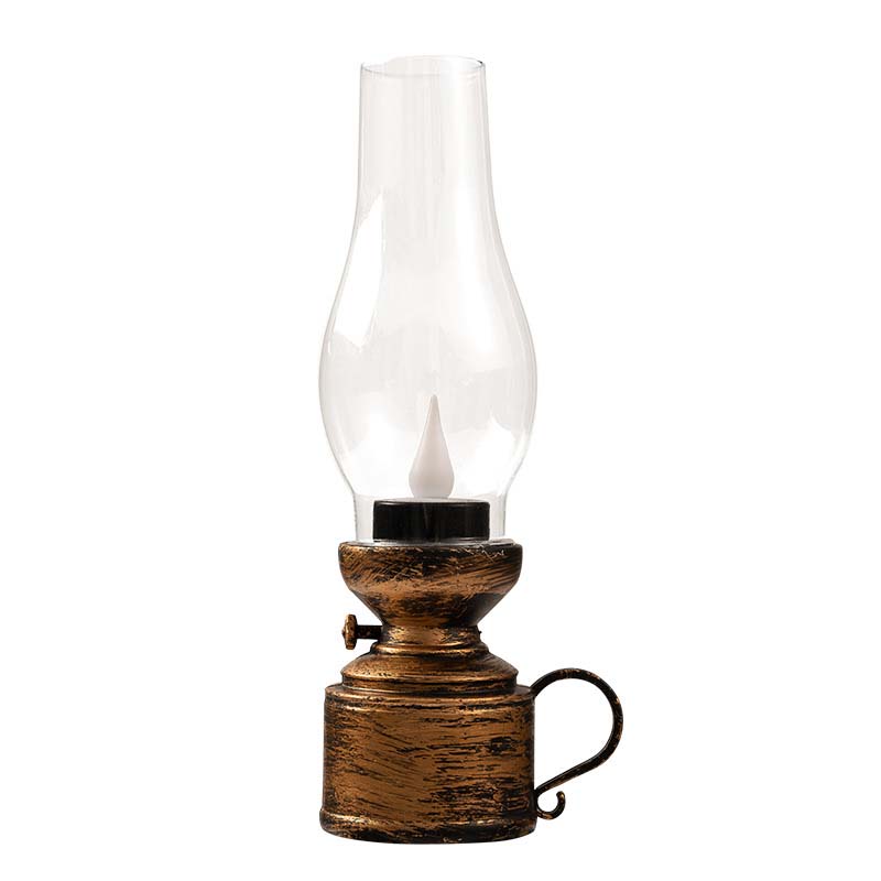 ✨🕯️LED Vintage Kerosene Lamp Electronic Swing Candle