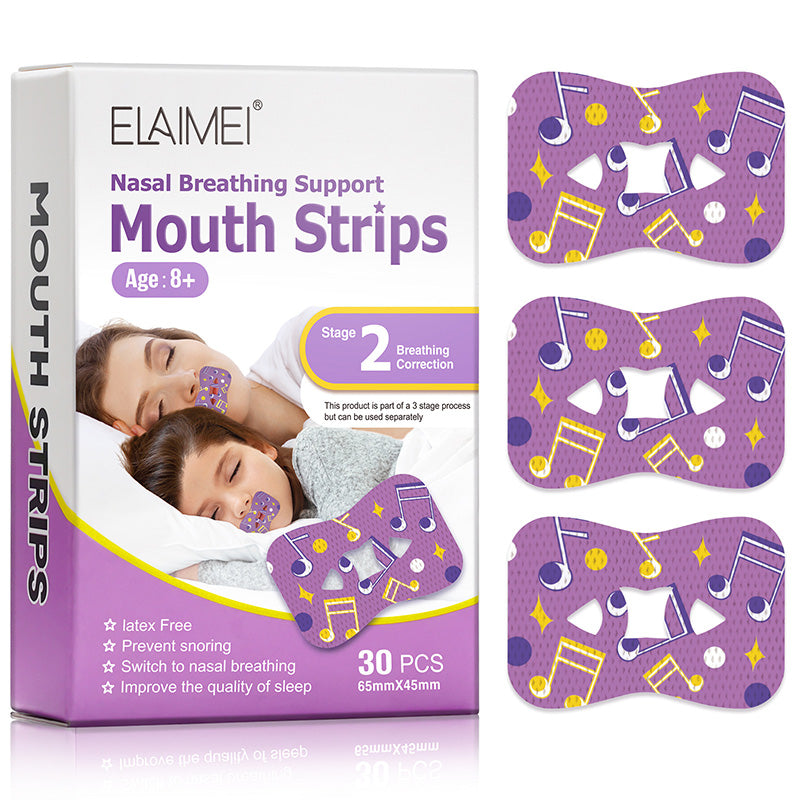 Universal anti-snoring patch for children