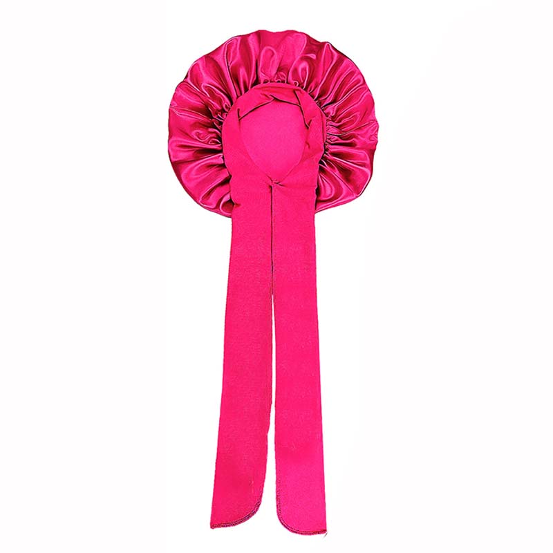 Bow Stretch Wide Brim Floppy Sleeping Hat