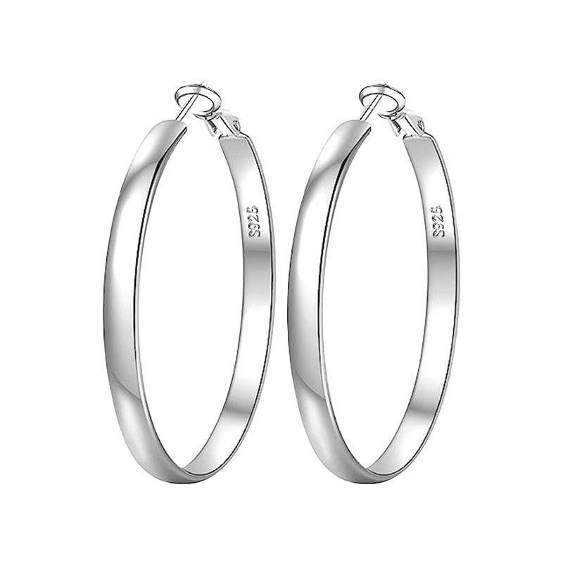Wide Hoop Earrings