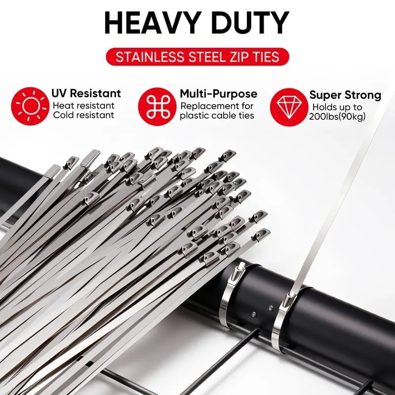 Heavy Duty Stainless Steel Tie Gun Kit