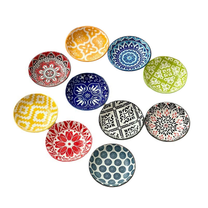 Ceramic Bohemian Flavour Plate Dipping Plate