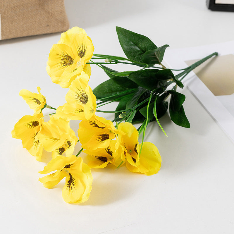 Outdoor Artificial Pansy Flowers