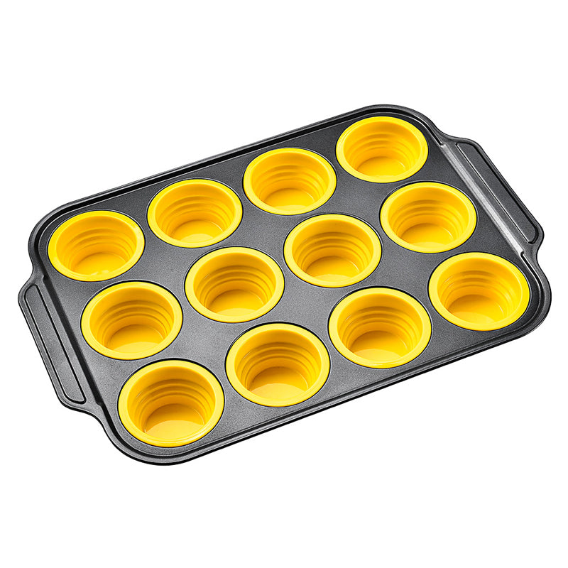 Press-type Silicone Muffin Pans