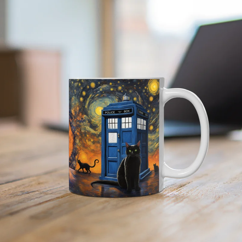 Doctor Inspired Tardis Mug