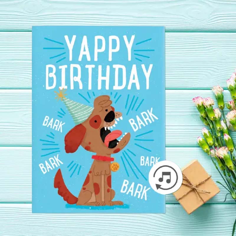 BARKING BIRTHDAY 🐶🔊 - JOKER GREETING PRANK CARD