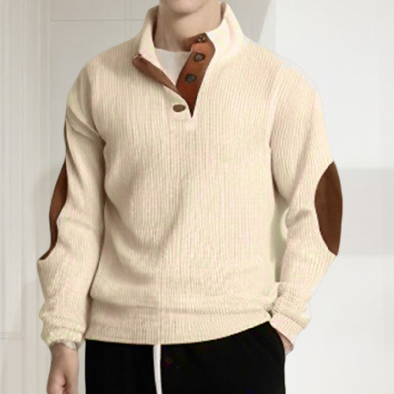 Men's Outdoor Casual Stand Collar Long Sleeve Sweatshirt
