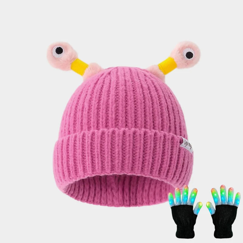 Glow in the Dark Little Monster Woolly Hat