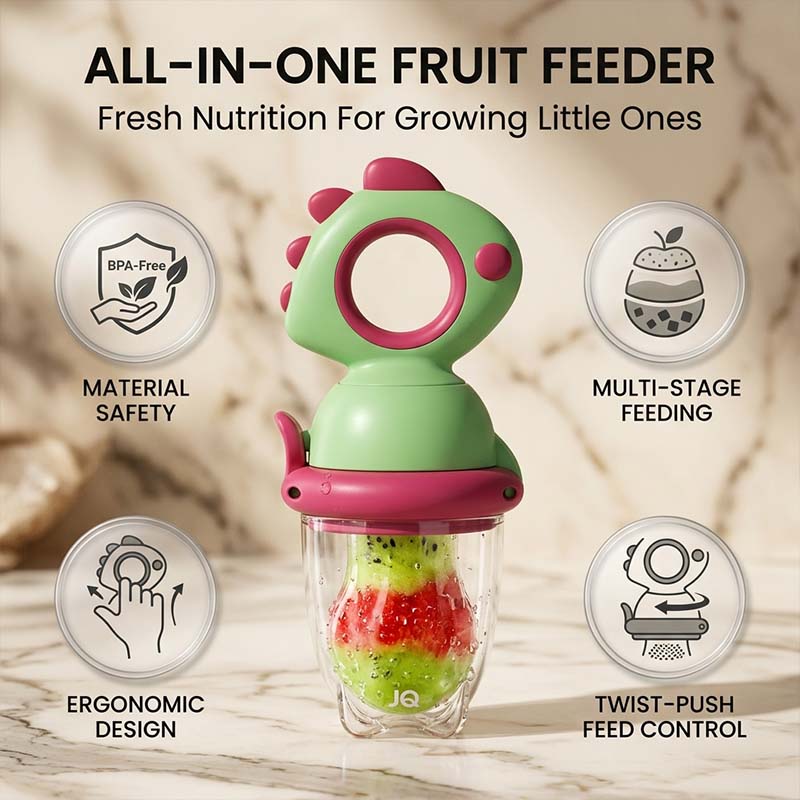 Baby Push-Feed Fruit Feeder & Teether