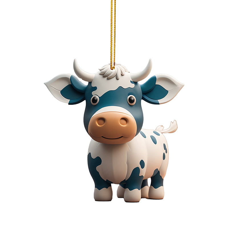 Cartoon Cow Decorative Ornament