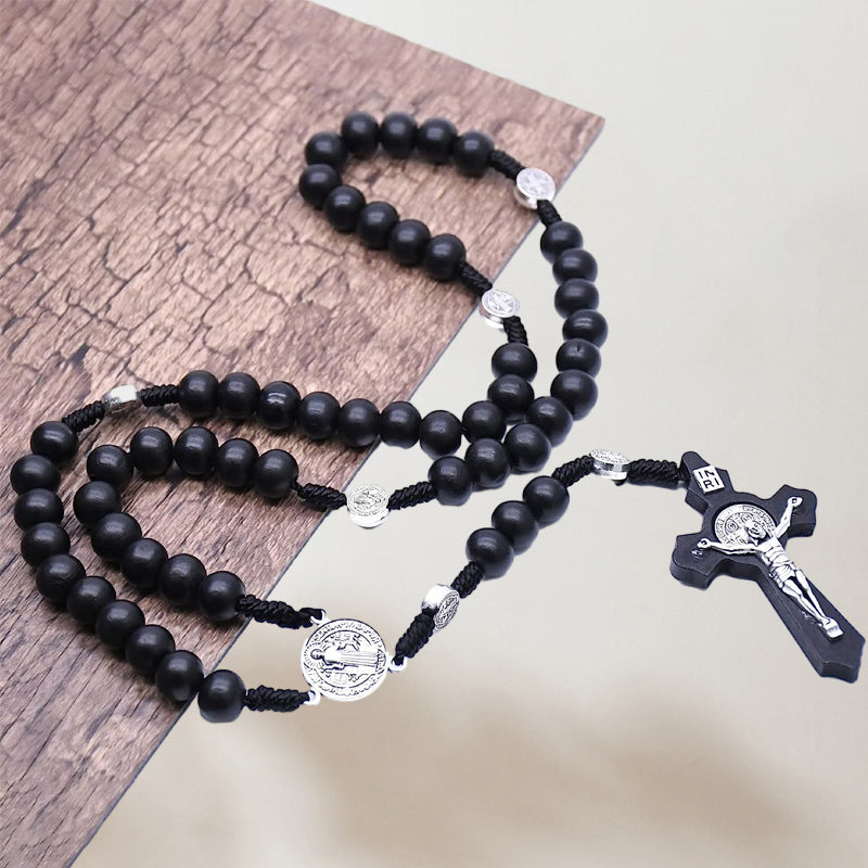 Cross Rosary Necklace