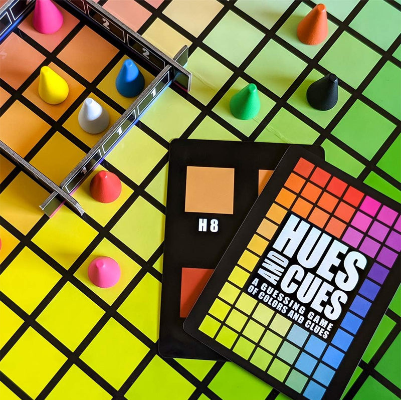 HUES AND CUES Riddle Board Game