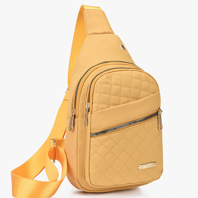 Diamond Checkered Crossbody Bag