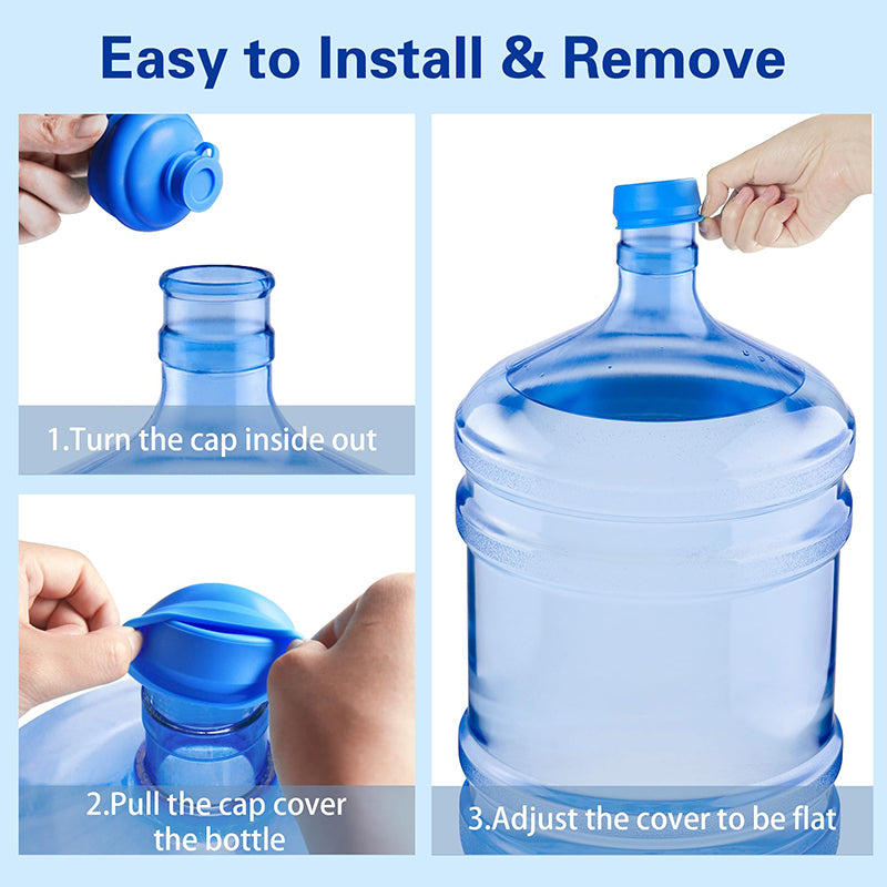 Blue Silicone Water Jug Cap