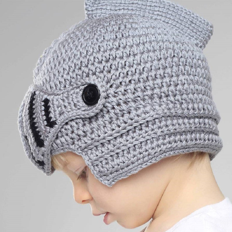 Hand-knitted Knight Hat