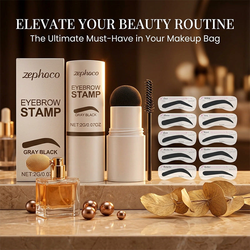 Eyebrow Stamp Stencil Kit