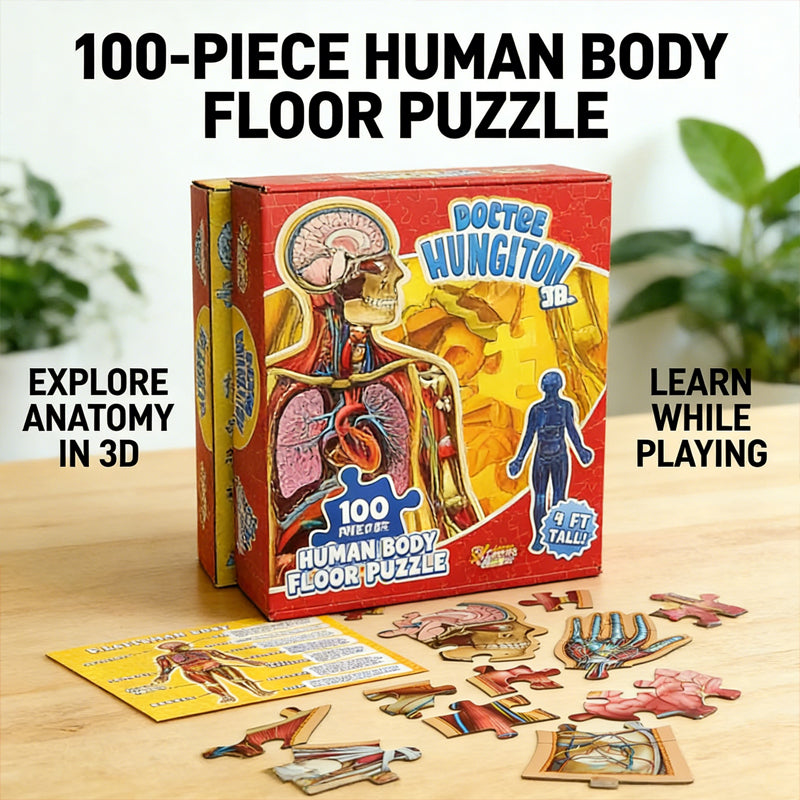 Kid's 100 Piece Human Body Floor Puzzle