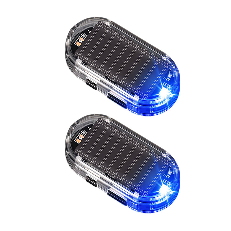 Solar Car Anti-Theft LED Warning Light