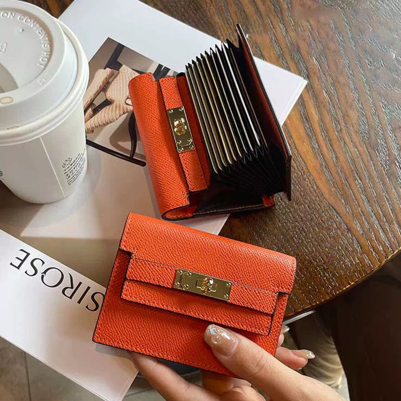 Kylie Designs Leather Small Card Case