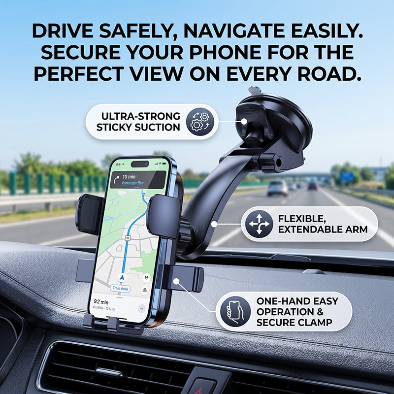 Waterfall Suction Car Mount