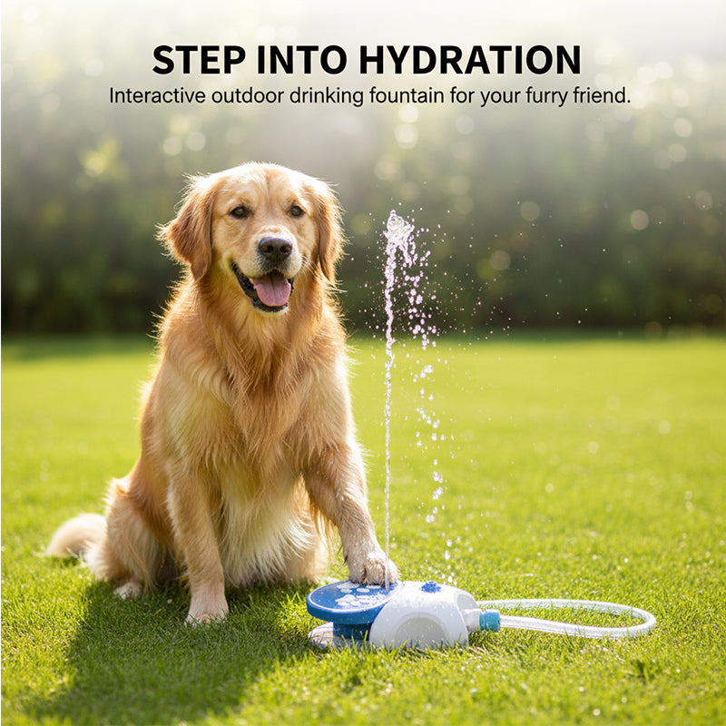 Pet Outdoor Foot-Activated Water Dispenser