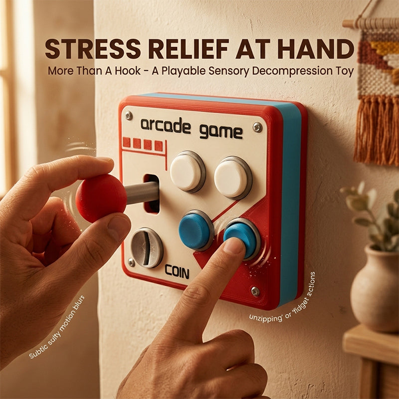 Retro Arcade Joystick Light Switch Cover