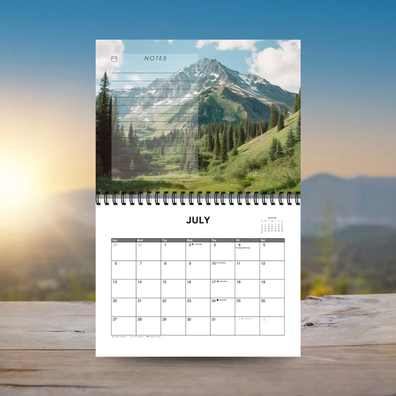 2025 Mountain Peeks Calendar