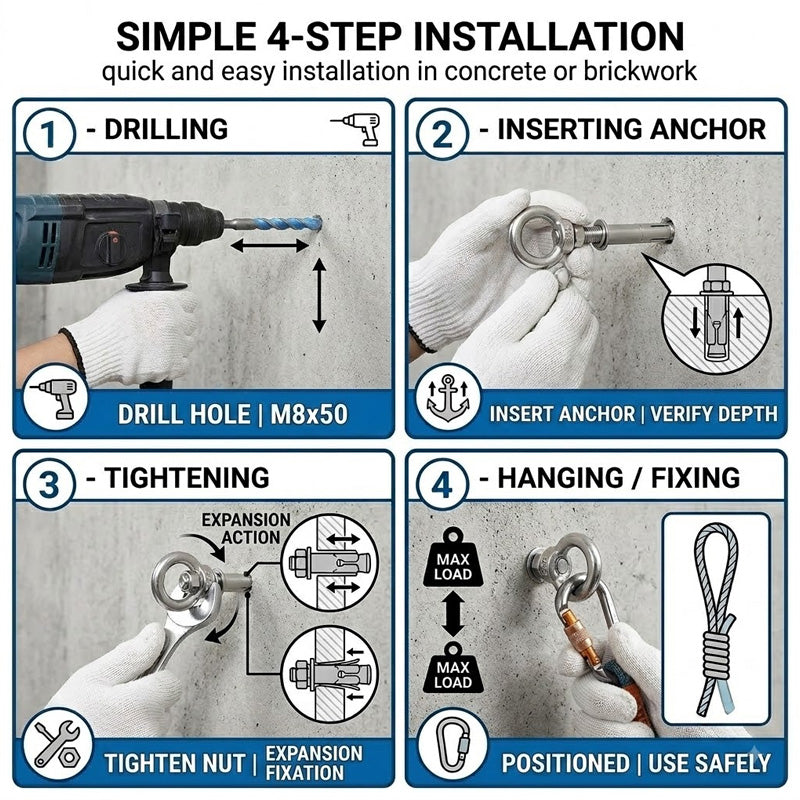 Ring Lifting Expansion Screw Bolt