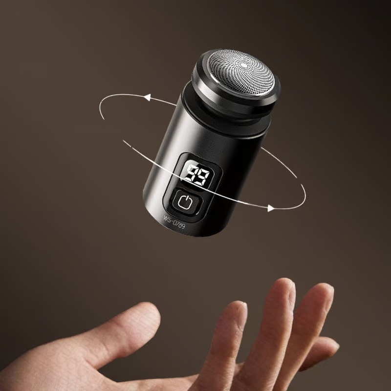 Portable Electric Mini Shaver with Floating Blades