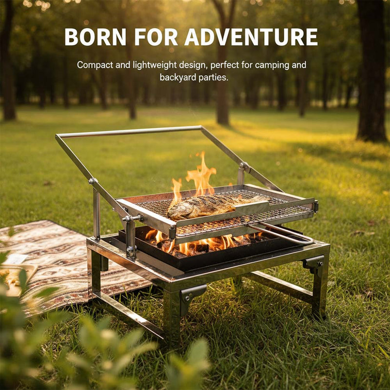 Portable Stainless Steel BBQ Grill