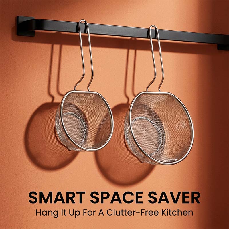 Sturdy Stainless Steel Mesh Strainer Basket
