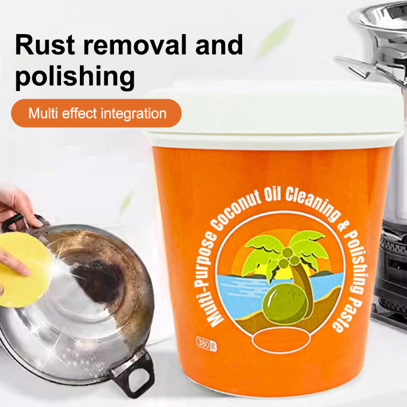 Multi-Purpose Coconut Oil Cleaning & Polishing Paste