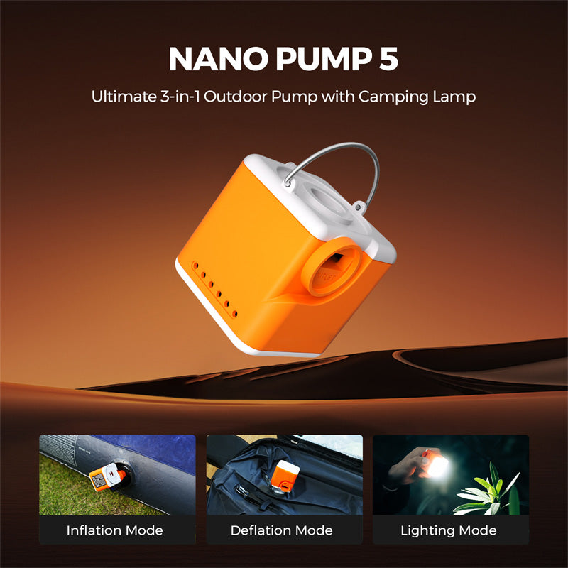 Portable Vacuum Compression Travel Pump Set