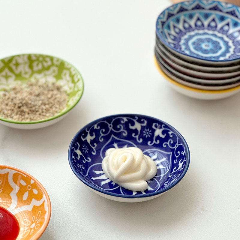 Ceramic Bohemian Flavour Plate Dipping Plate