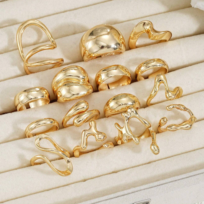 Fashionable designer ring set