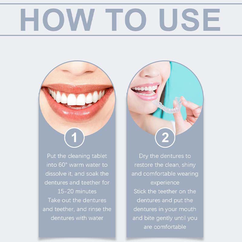 Moldable False Teeth