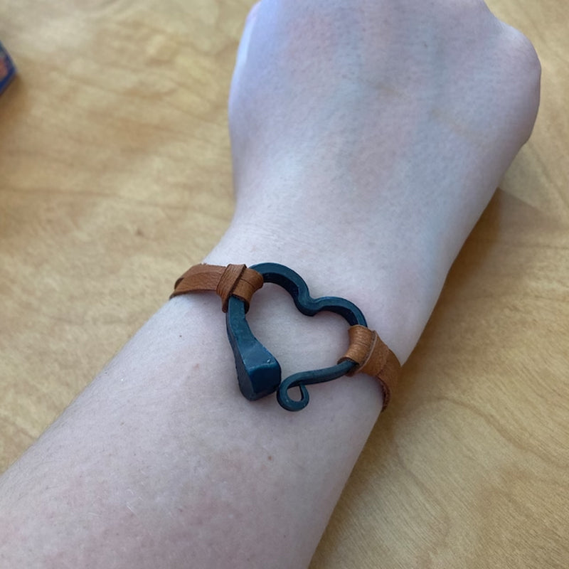 Handmade Love Horseshoe Nail Bracelet